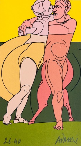 Valério adami le - -, "le