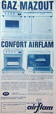 PUBLICITÉ GAZ ET MAZOUT LA NOUVELLE CUISINIERE A MAZOUT AIRFLAM TECHNIQUE SUISSE