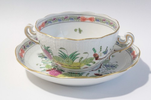 Herend tasse porcelaine - tasse, panier