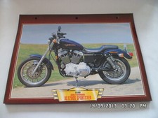 CARTE FICHE MOTO 1999 HARLEY DAVIDSON XL 1200S SPORTSTER
