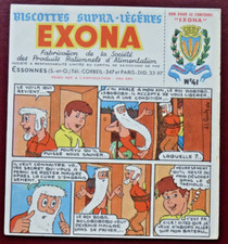 BUVARD - BISCOTTES EXONA - N° 41 - BD - ILLUSTRATEUR J.L. PESCH -