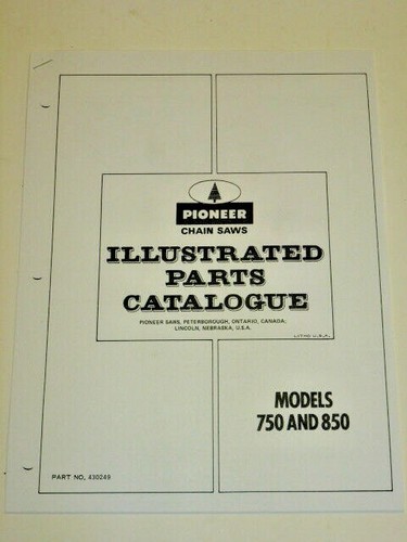 Pioneer model 750 - model, chainsaw