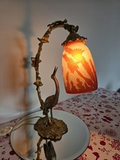 Ancienne Lampe En Bronze