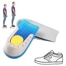 1 Paire De Talonnette Grandissante Semelle Rehaussante Coussinet Talon Chauss...