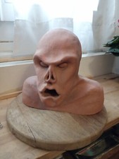 Sculpture buste alien terre - alien,