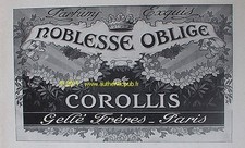 PUBLICITE PARFUM GELLE FRERES