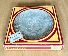 Plateau Hors d’œuvres Verre VEROPA Boîte d’origine 70´ Vintage TBE