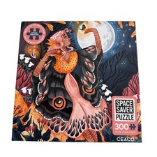 Ceaco Économiseur D'Espace Puzzle Mystique Papillon Femme 300 Pièces Complet