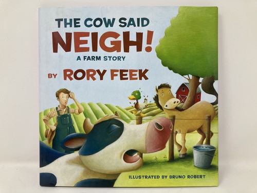 The cow said neigh farm - cow,