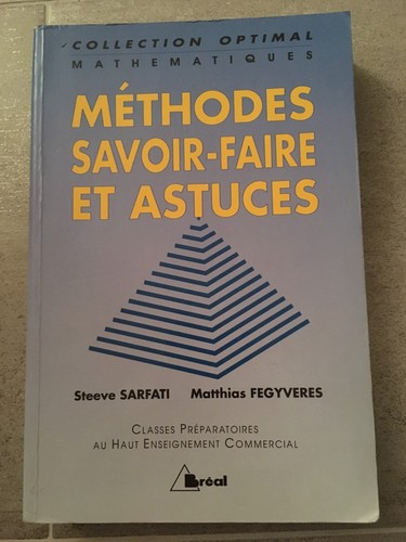 Livre mathématiques méthodes - livre,