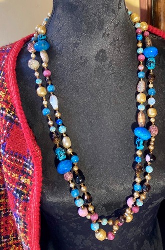 Collier signé sander - collier, double