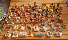 Lot de 80 Jolies Fèves : Céramique et Métal Dorées, Thèmes Variés 
