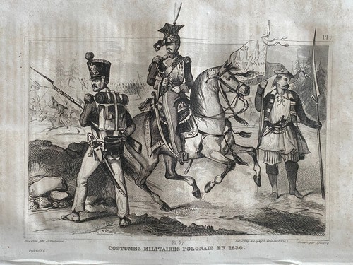 Gravure pologne costumes - , "costumes