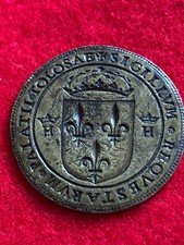 Sceau laiton ville ou palais royal de Toulouse Occitanie Henri IV