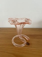 Vase trompette rose - fleurs
