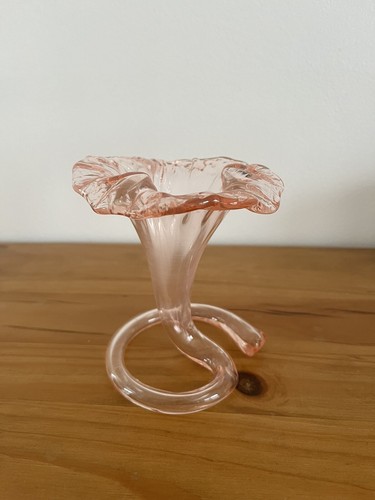 Vase trompette rose fleurs - rose,