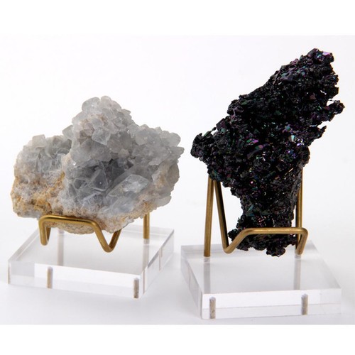 Présentoir minéraux geode - minéraux,