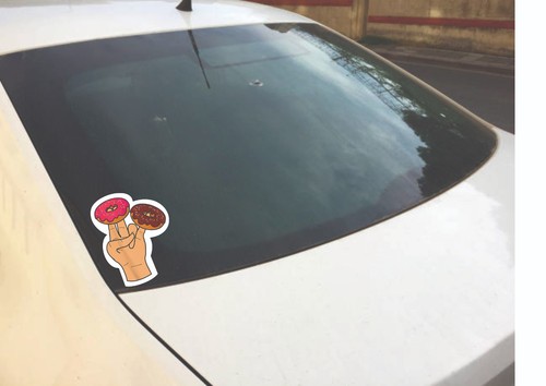 Sticker humour donuts - sticker,