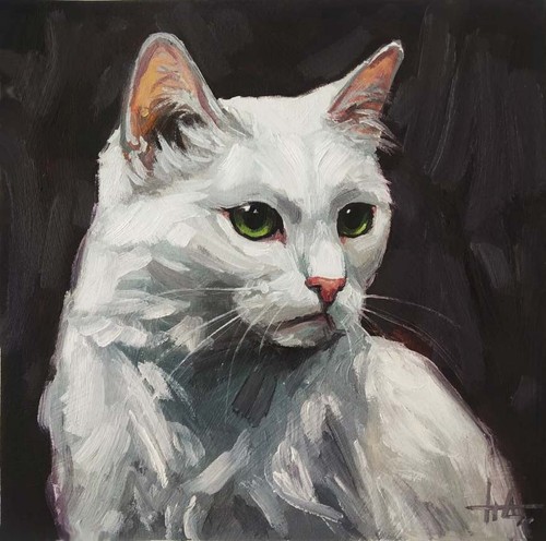 Peinture huile originale - l'huile,