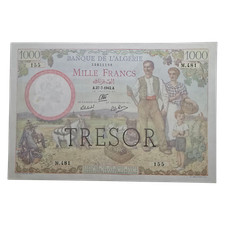 ALGERIE - Billet 1000 francs