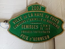Plaque concours animaux - plaque,