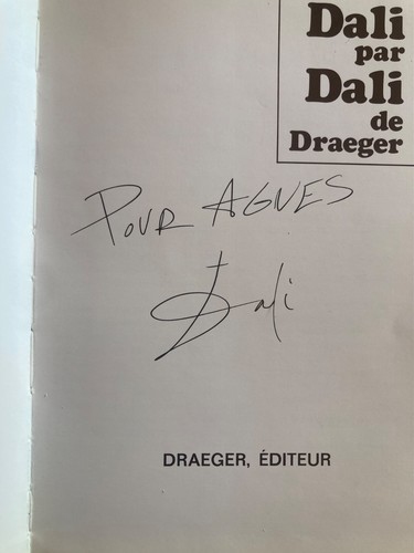 Autographe dedicace salvador - dedicace,