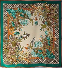 AUTH. FOULARD EN SOIE *BY