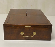 Ancien Coffret en Bois avec Teintures & Nombreux Accessoires - Bourgeois Aîné