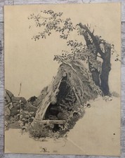 Crayon Paysage Nature Cabane Foret Arbre Crusoé Scout Armée Camouflage Armée ?