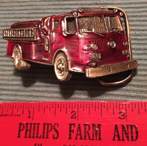 Red fire truck - red, fighter