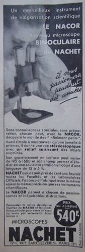 Publicité 1934 nacor - 1934,