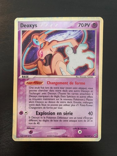 Carte pokémon deoxys - pokémon,