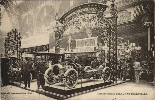 Cpa salon automobile - cpa, l'automobile