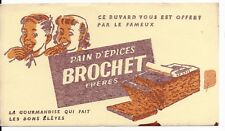 BUVARD pain d'épices BROCHET Frères original annees 50 DEFAUT d'impression