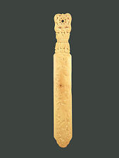  COUTEAU DE CHALEUR pour pansage du CHEVAL, Mongolie, bois, horse sweat scraper