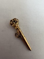 Pendentif breloque or 18