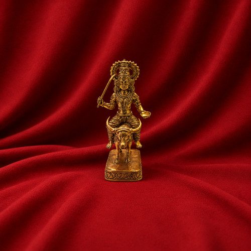 Idole bronze vishnu maya - en,