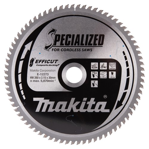 Makita 12273 efficut - makita, tct