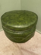 Vintage allied round pouf - vintage,