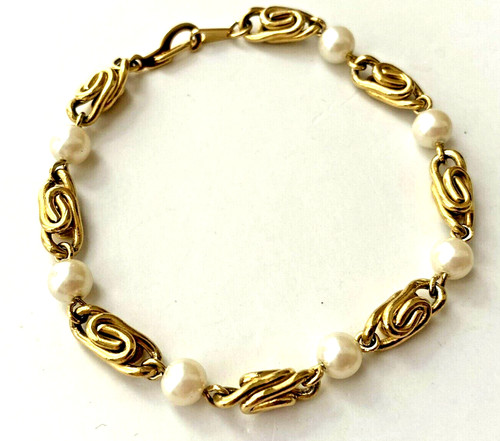 Bracelet vintage chic doré - chic,