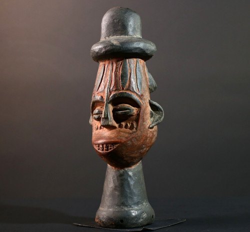 Figurine tribale bois - tribale, en