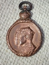 Rare Grande-Bretagne médaille Bronze couronnement roi Édouard VII 1902 RARE ARMY