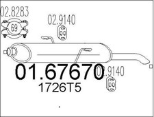 SILENCIEUX ARRIèRE PEUGEOT