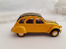 CITROEN 2 CV 6 JAUNE ET NOIRE PADDOCK - Miniature NOREV  1/43