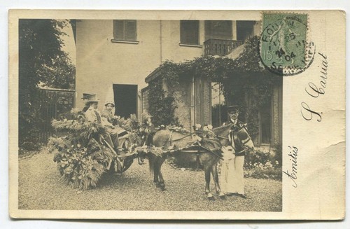 Carte photo rouen char - photo., rouen.