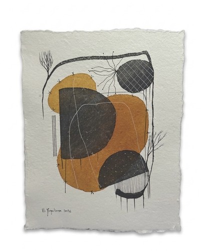 Dessin abstrait original - abstrait,