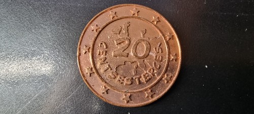 Jeton centsesterces - 20,
