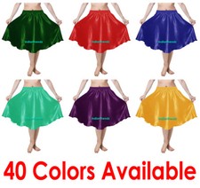 Satin Maxi Jupes Ventre Danse