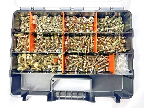 Nut bolt kit 510pc - nut, &