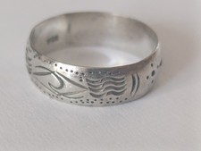 Bague Argent Massif 925 Taille 66 - 4,2 g Bijoux